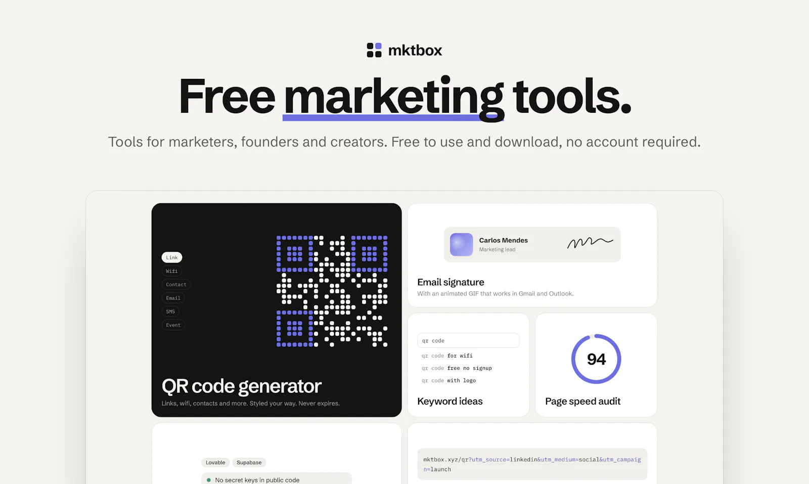 Marketing in a box screenshot 2