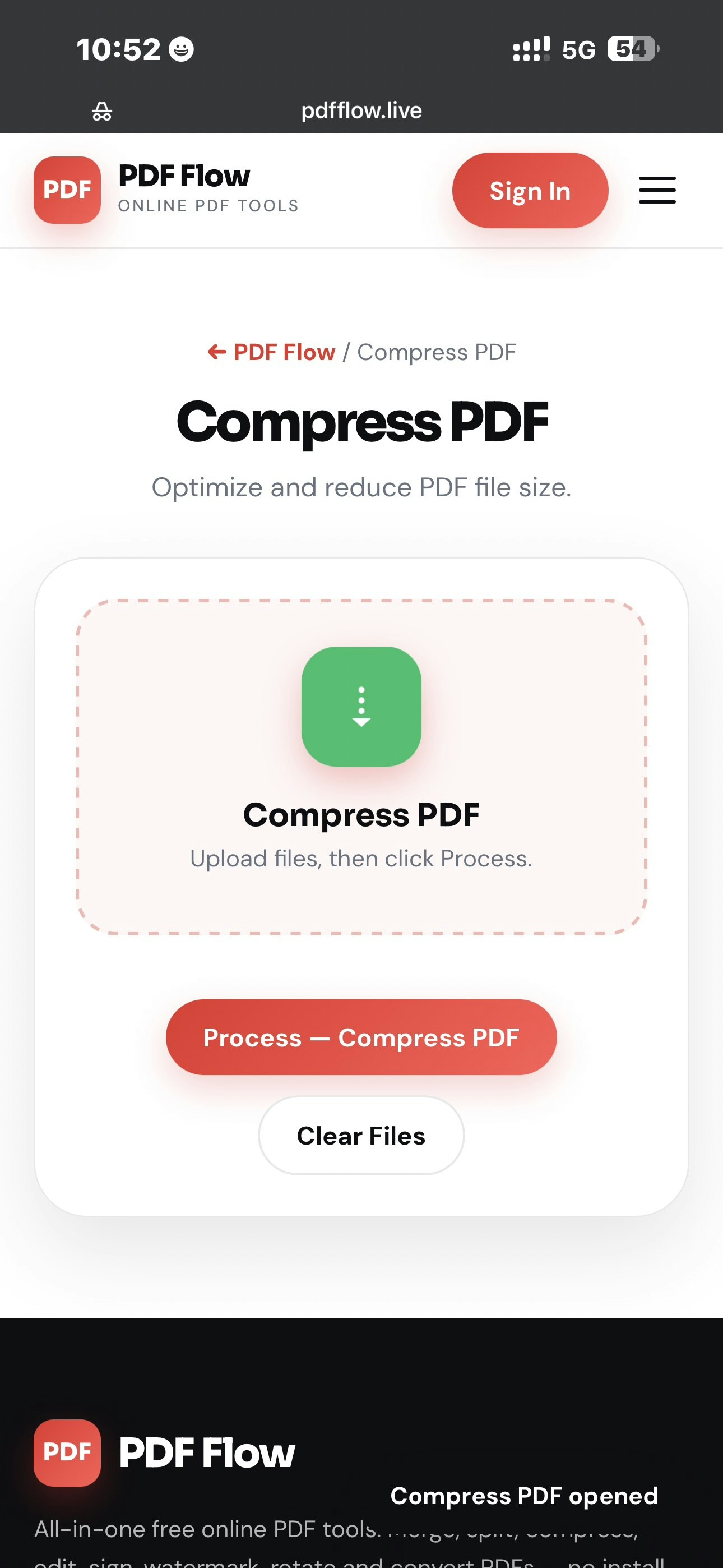 PDF Flow — Free Online PDF Tools gallery image