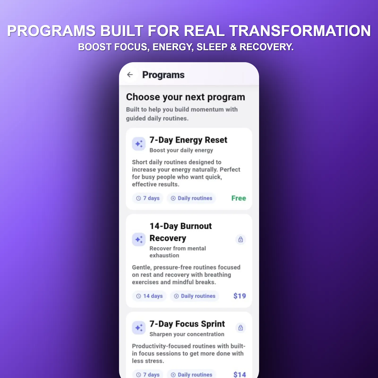 Focus Routine - ActionFlow screenshot 5