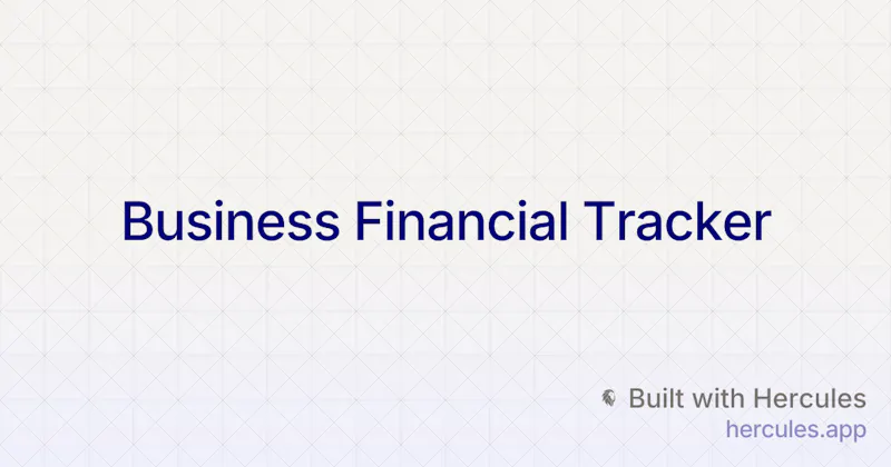 Business Financial Tracker screenshot 2