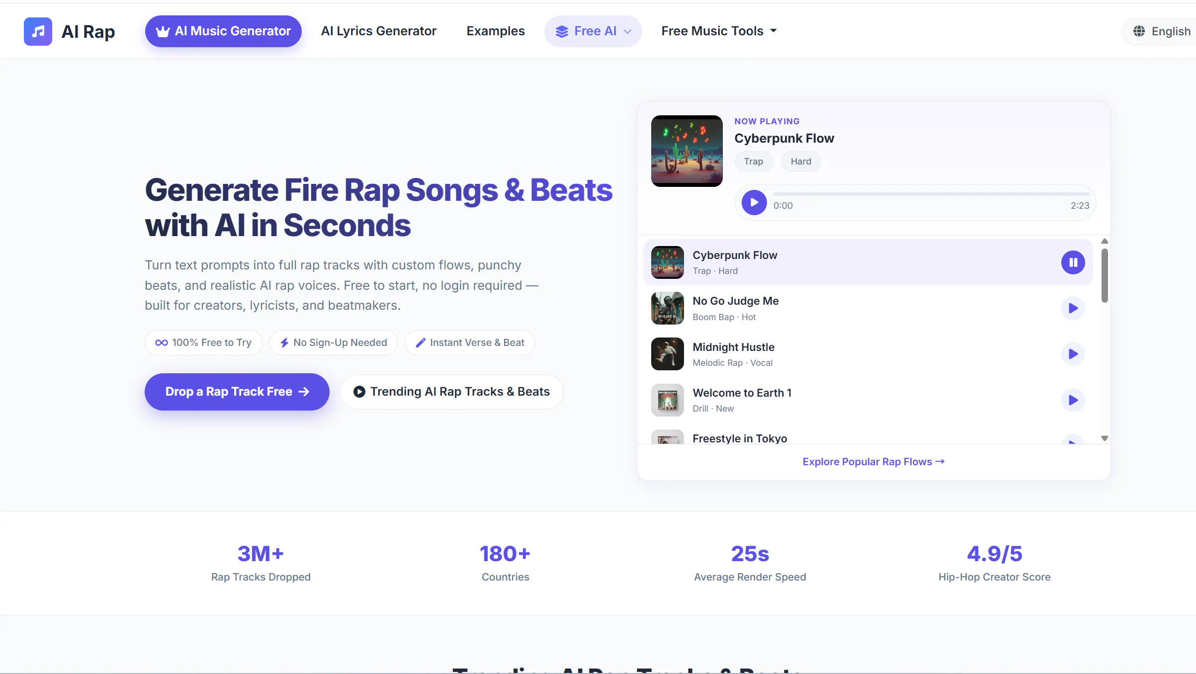 Generate Fire Rap Songs gallery image