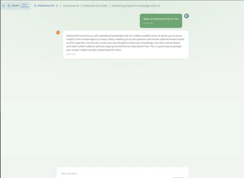 Authored AI screenshot 11