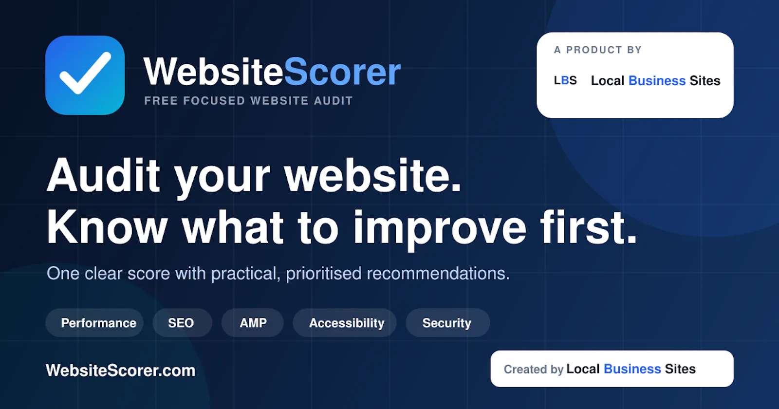 Website Scorer screenshot 1