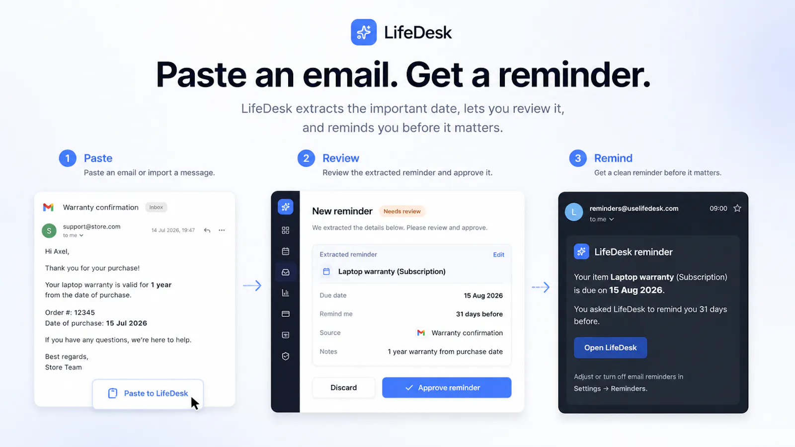 LifeDesk screenshot 3