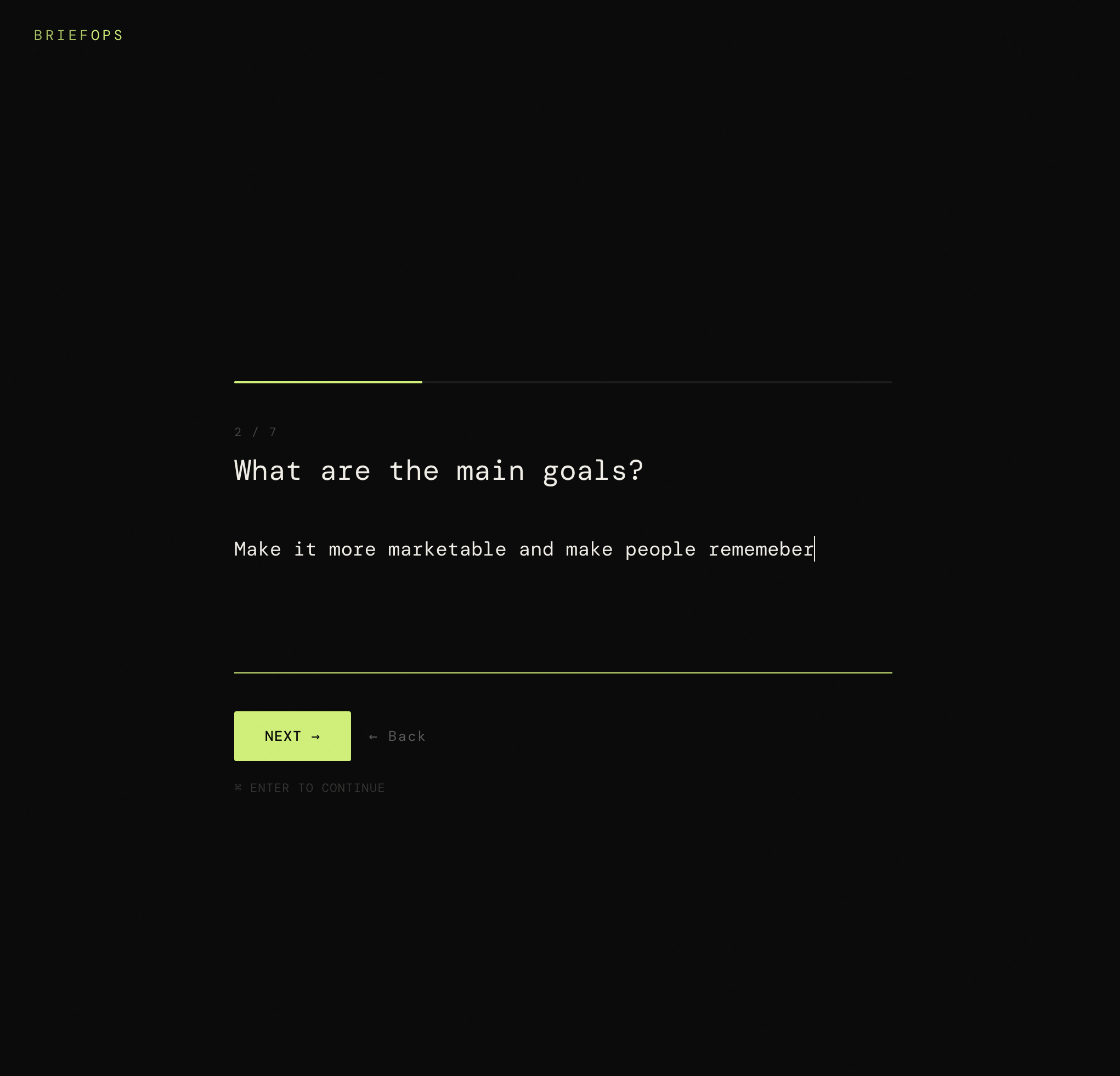 BriefOps — Client Briefs in 60 Seconds gallery image