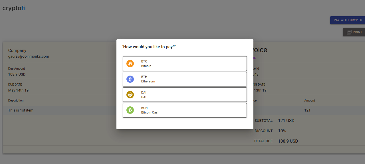 CryptoFi gallery image