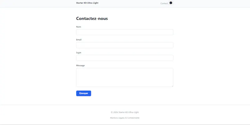 Ultra-Light PHP Starter Ki screenshot 4