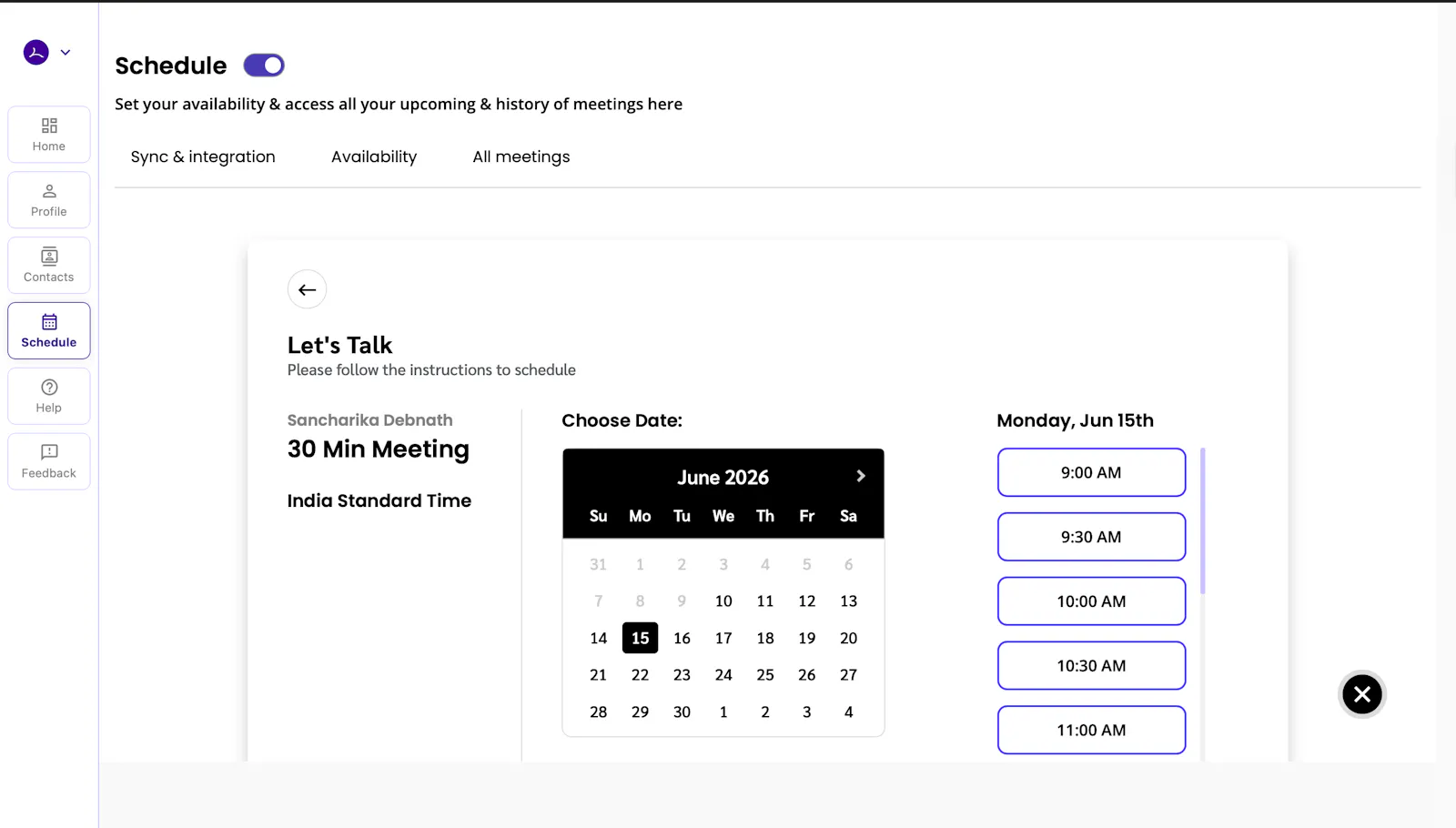 Leapon: Digital Business Card CRM screenshot 3