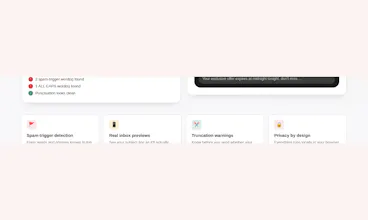 Email Subject Line, Inbox Preview Tester gallery image