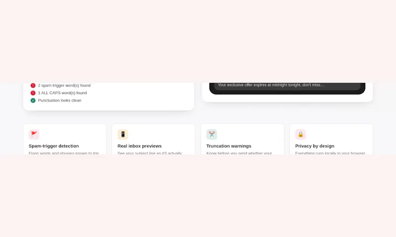 Email Subject Line, Inbox Preview Tester screenshot 6
