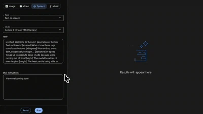 Google Gemini 3.1 Flash TTS screenshot 3