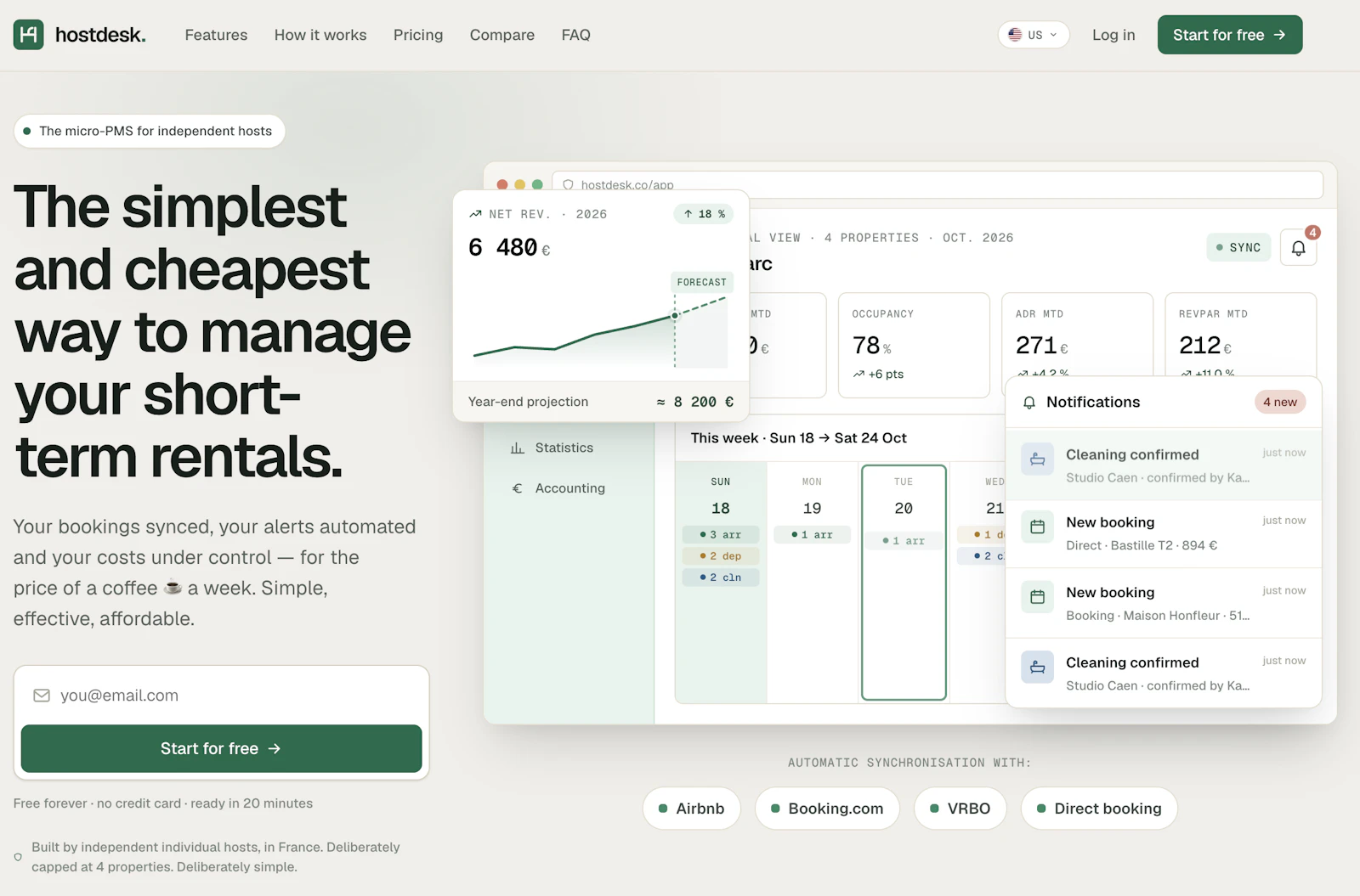 HostDesk.co screenshot 1