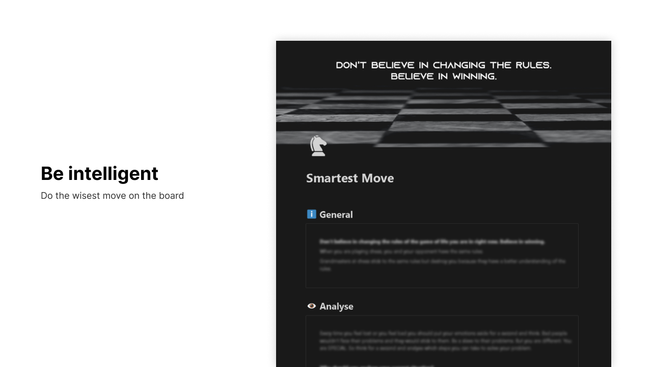 Smartest Move - Checkmated nie wieder Medien 1
