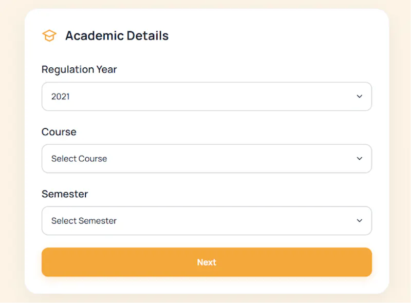 SRM GPA Calculator screenshot 2