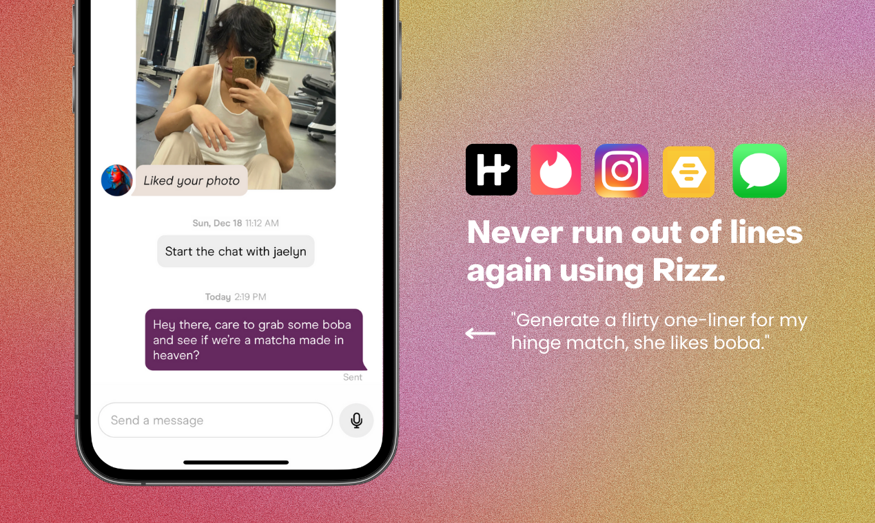 RizzGPT: Need Help Flirting? There's an AI Rizz Assistant For That