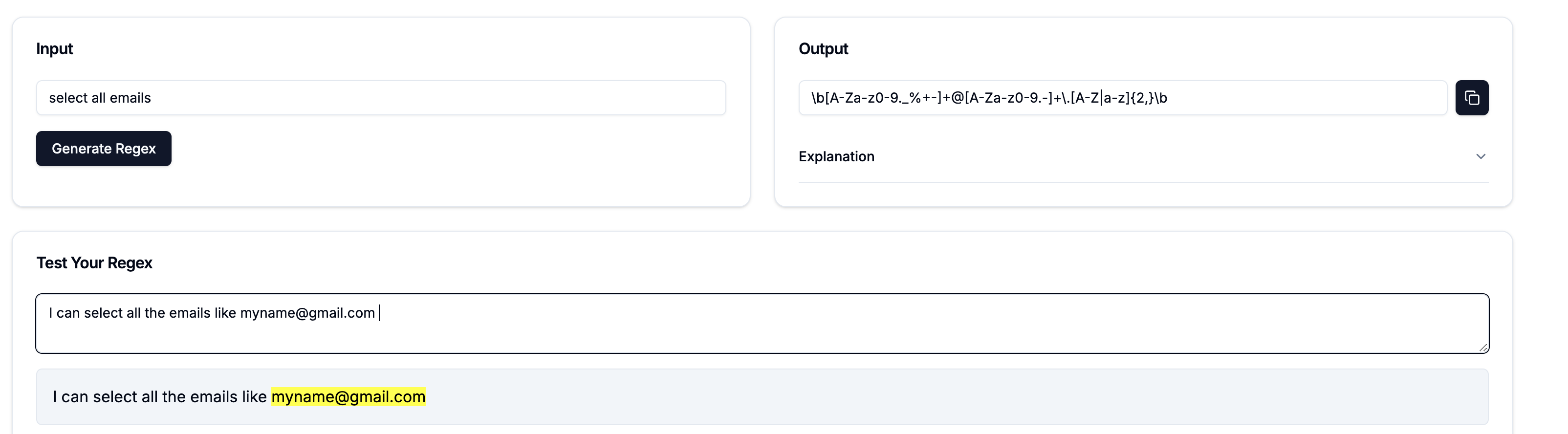 Regex Genie - Il modo più semplice per creare modelli di regex dal semplice inglese media 1