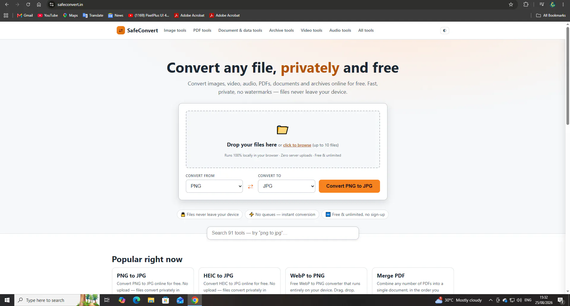 SafeConvert screenshot