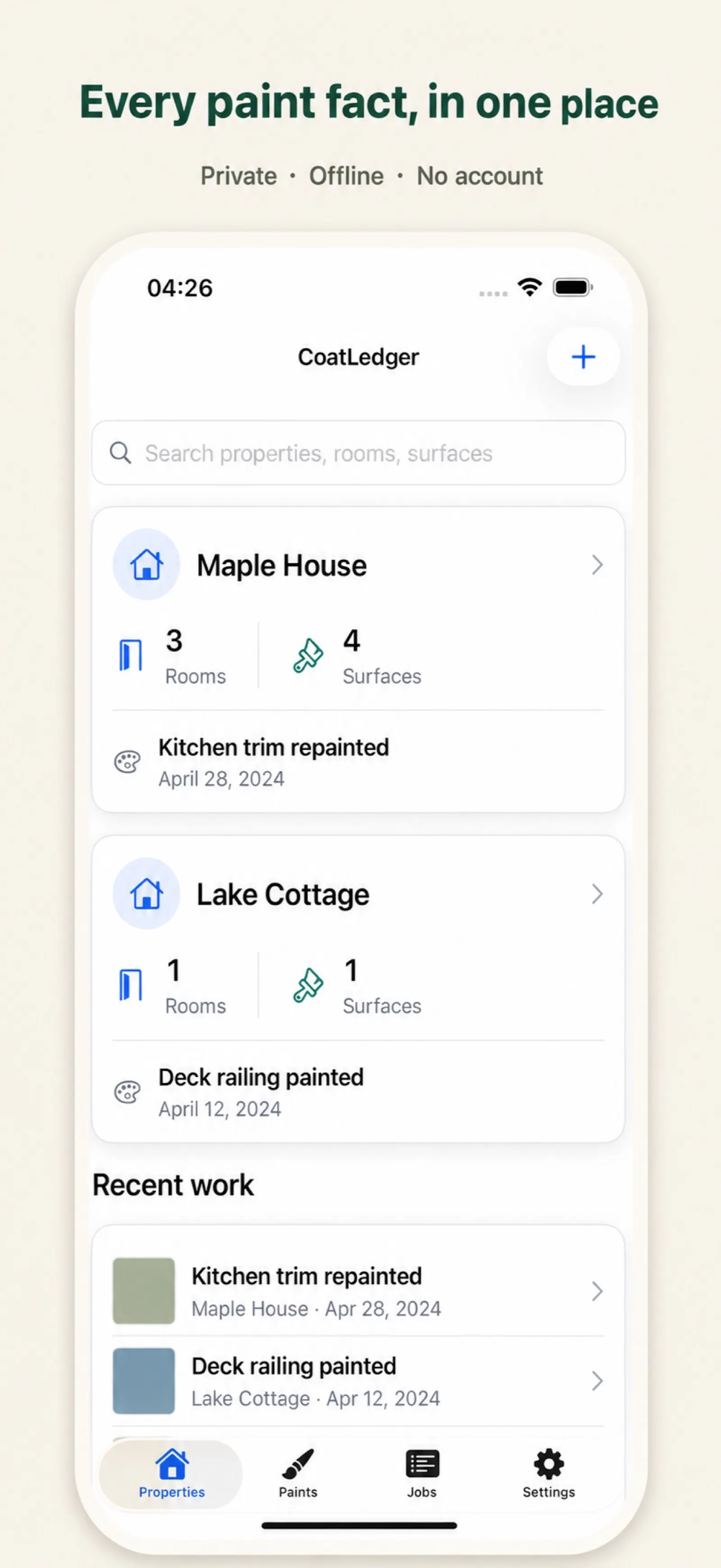 CoatLedger screenshot 1