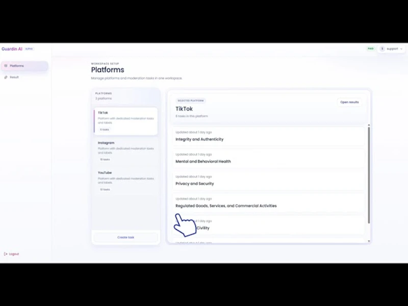 Guardin screenshot 1 (video preview)
