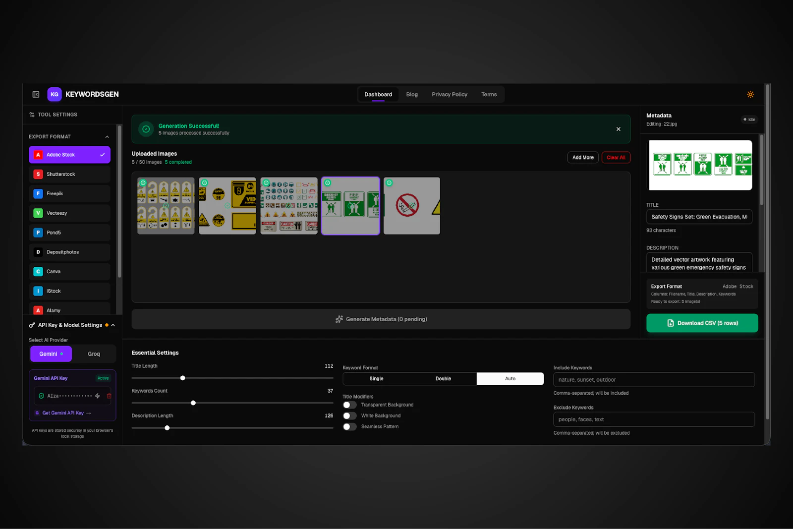 KEYWORDSGEN screenshot 4
