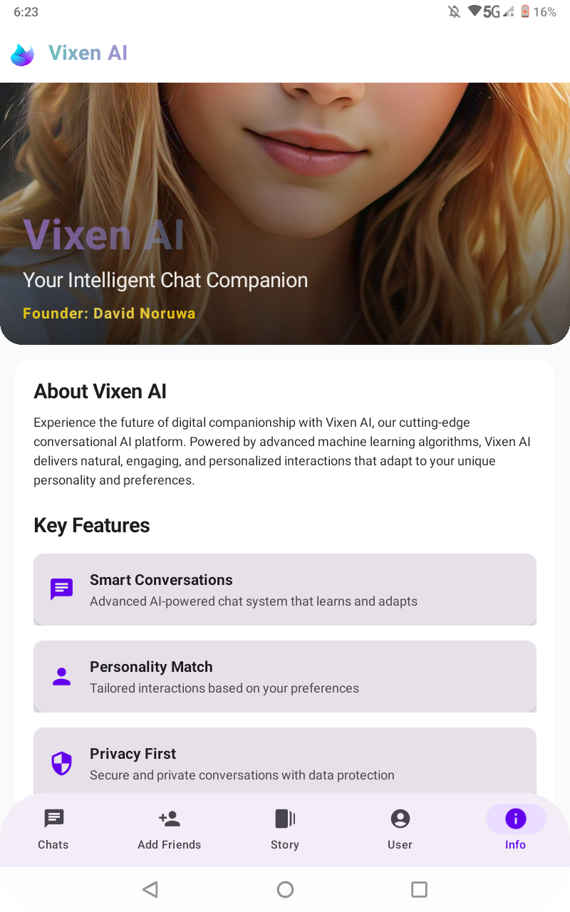 Vixen Ai :Chats & Stories gallery image