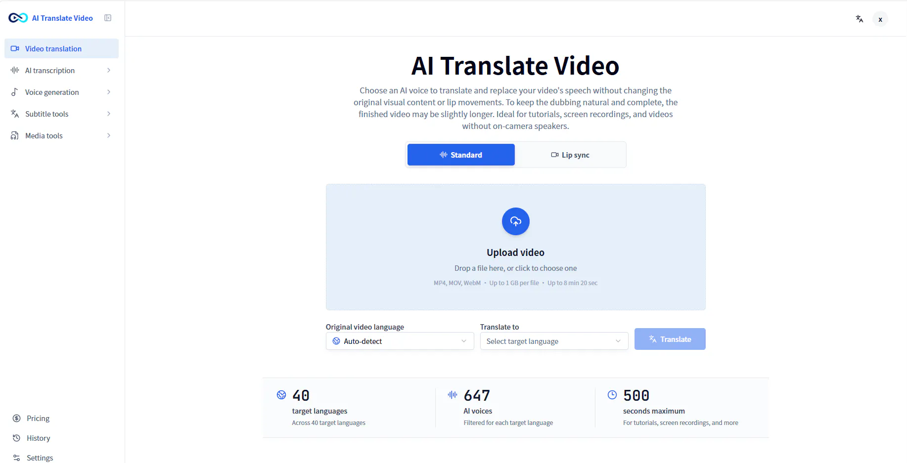 AI Translate Video gallery image