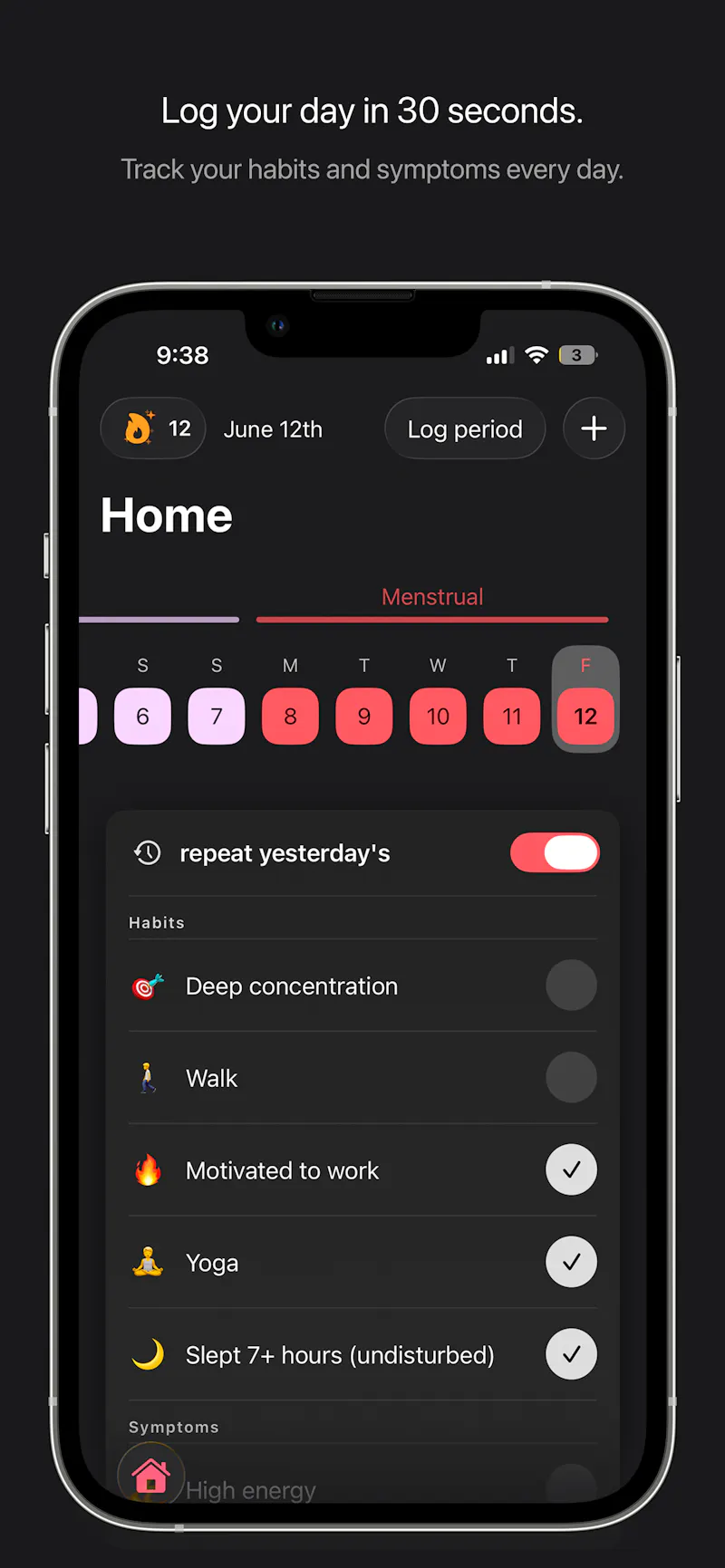 Rhythm:Productivity for women screenshot 4