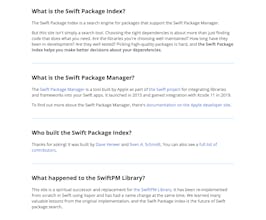 The Swift Package Index gallery image