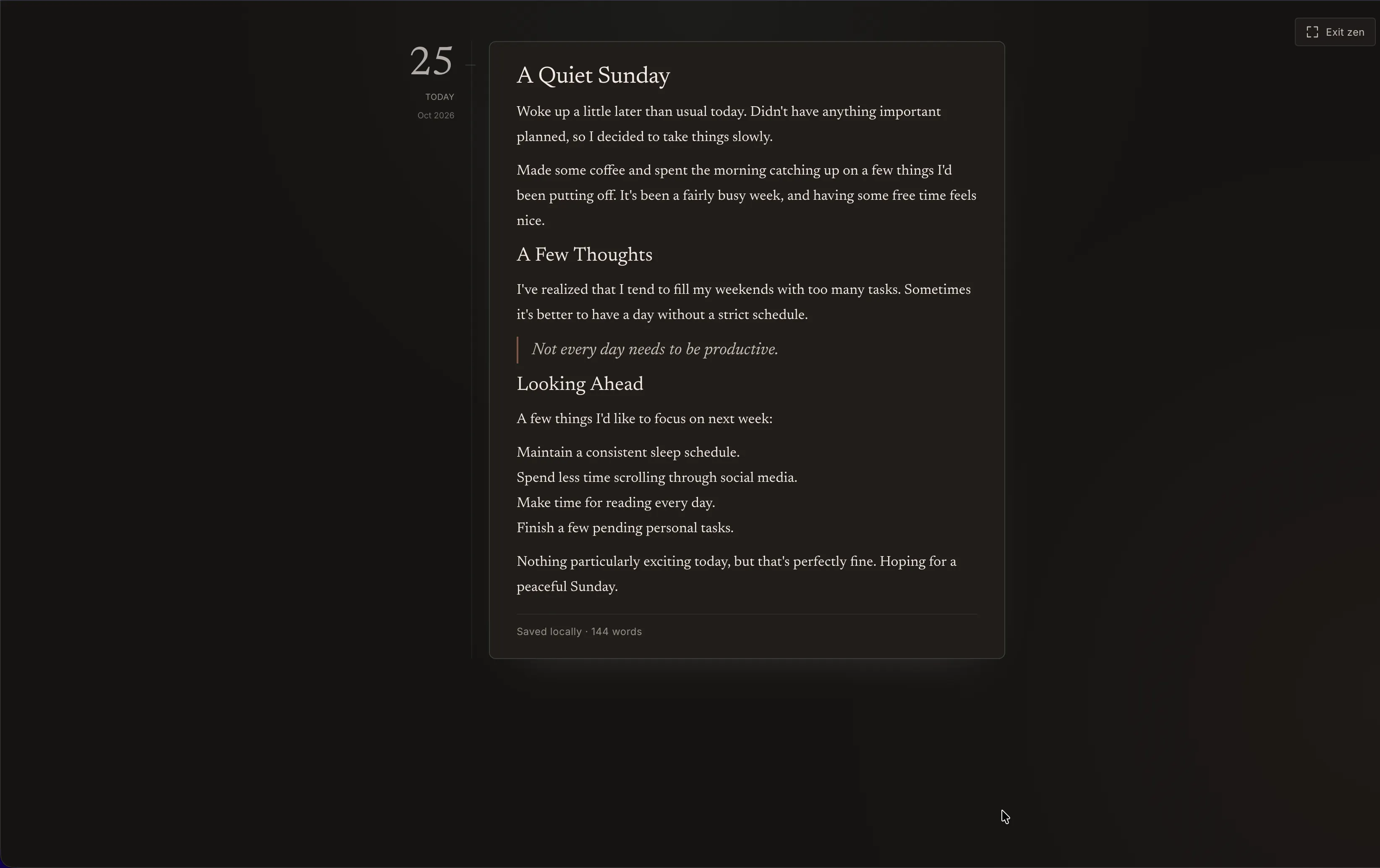 Dainiki - Local-first Timeline Journal gallery image