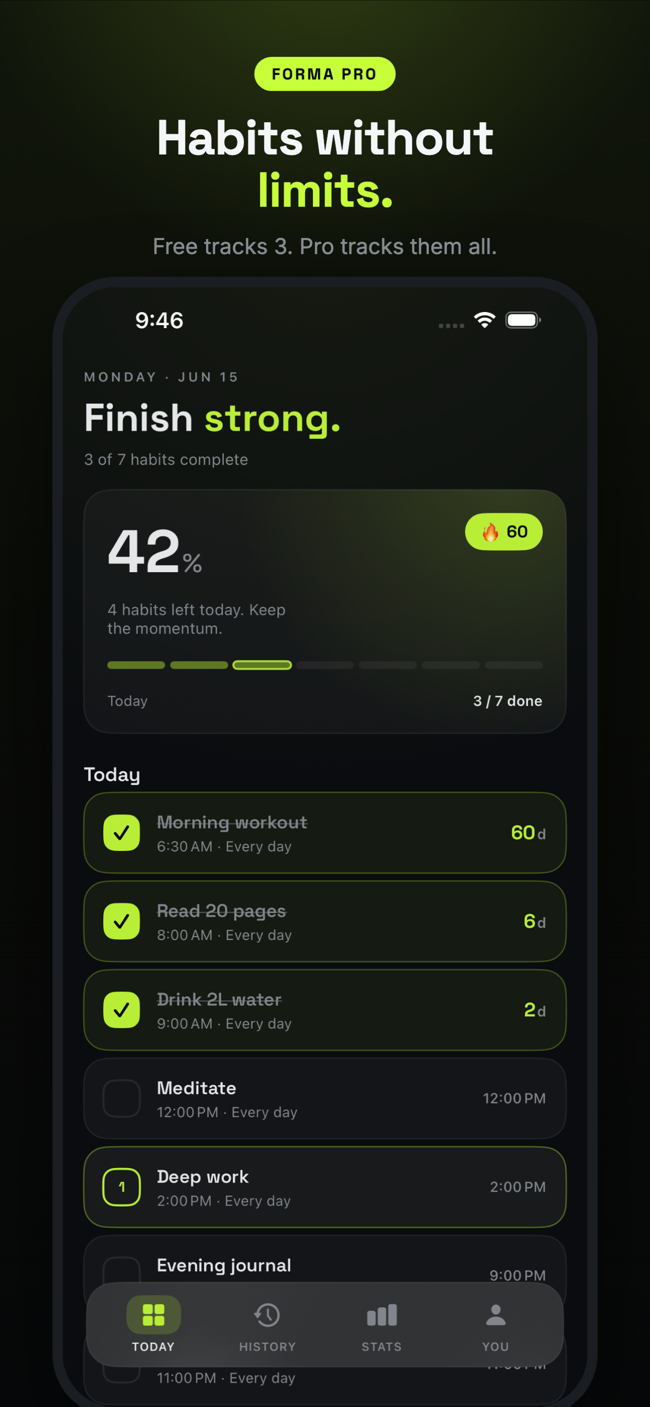 Forma: Habit Tracker gallery image