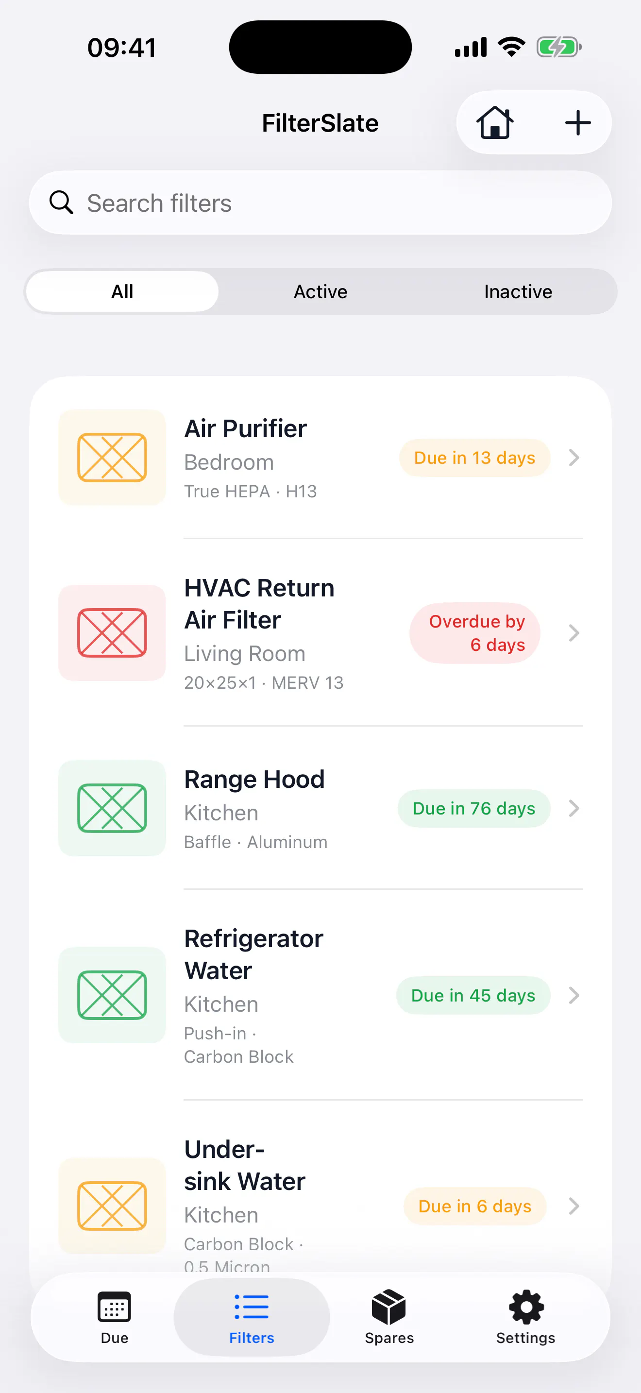 FilterSlate screenshot