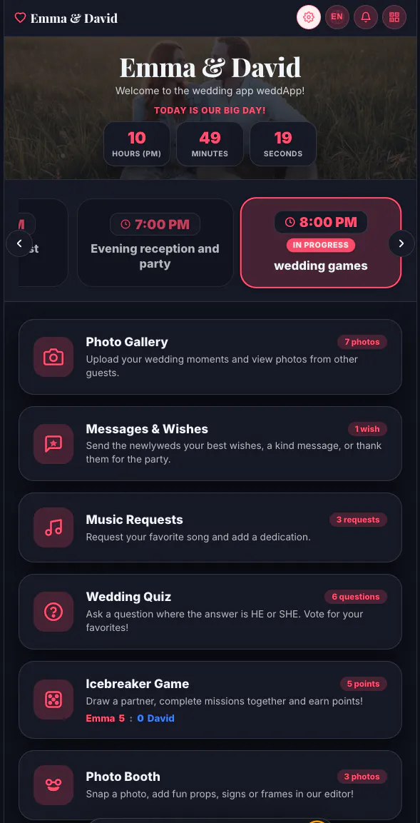 weddApp! gallery image