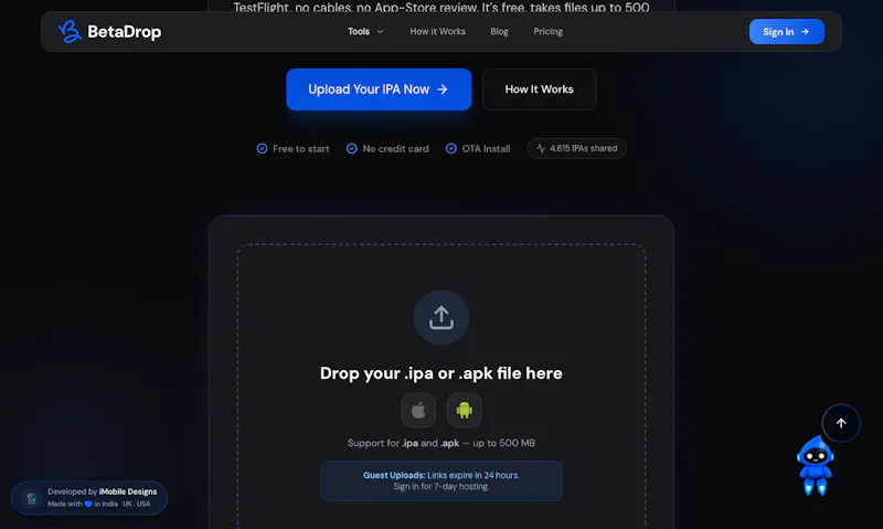 BetaDrop.app screenshot 6