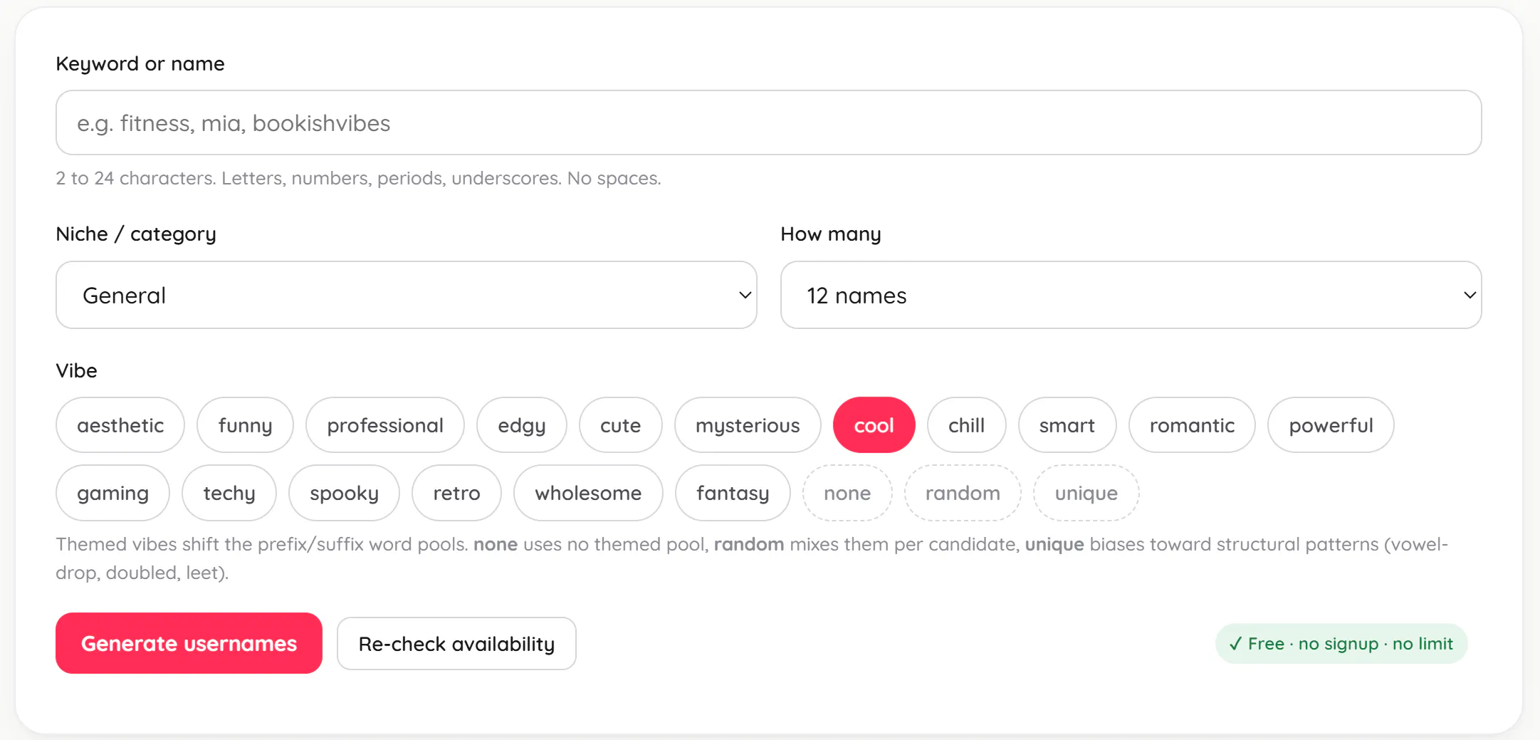 Handle — Free TikTok Username Generator gallery image