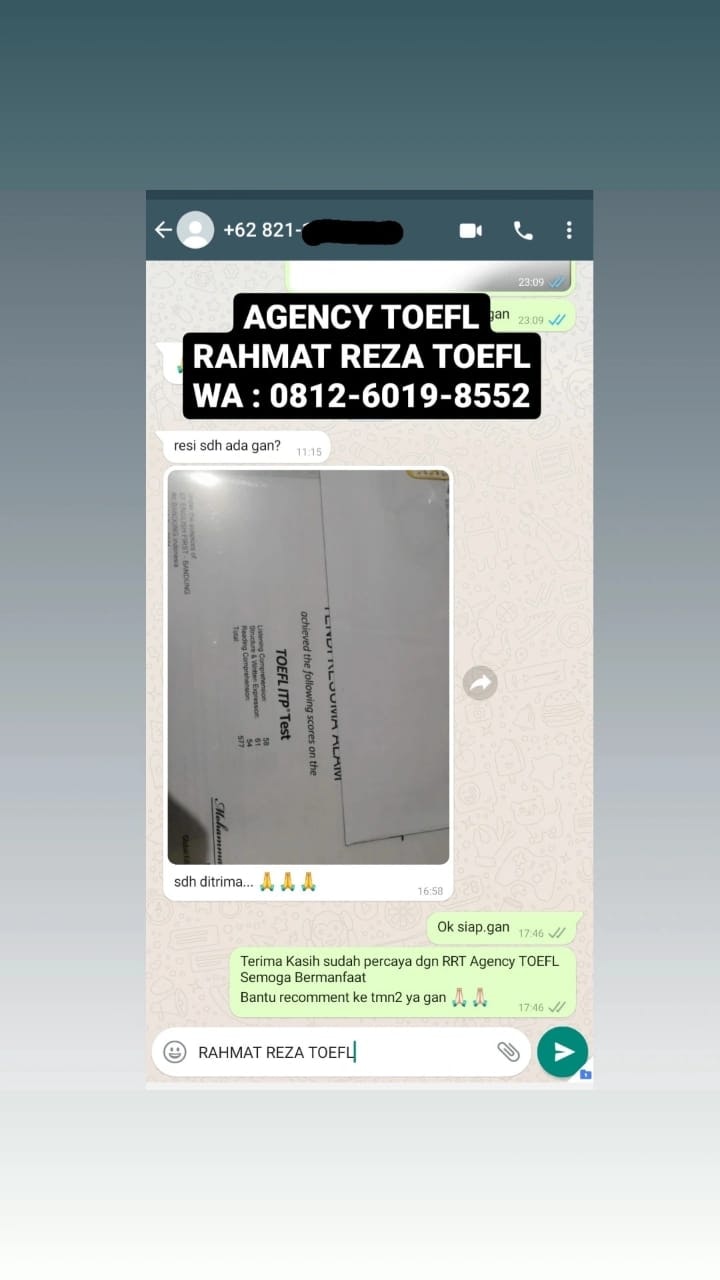 Jasa TOEFL ITP dan IELTS Resmi gallery image