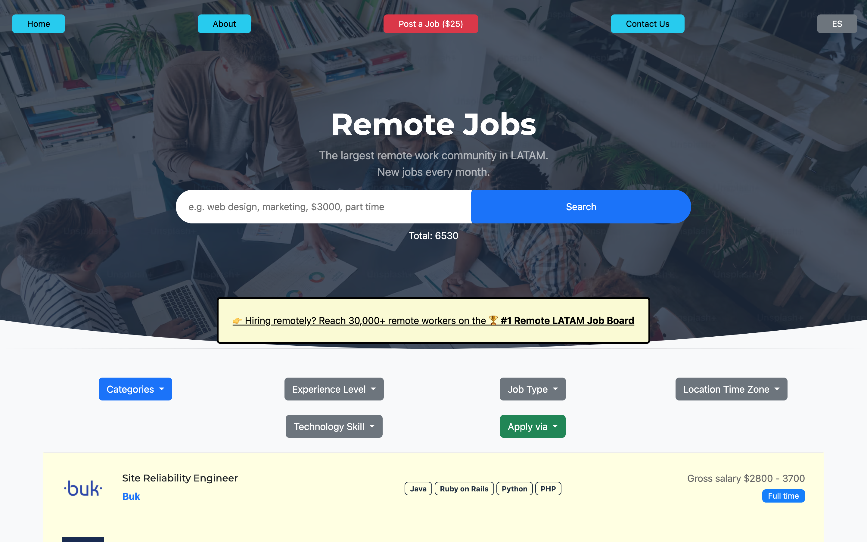 Lavori remoti latam - Trova lavori remoti in latam media 1