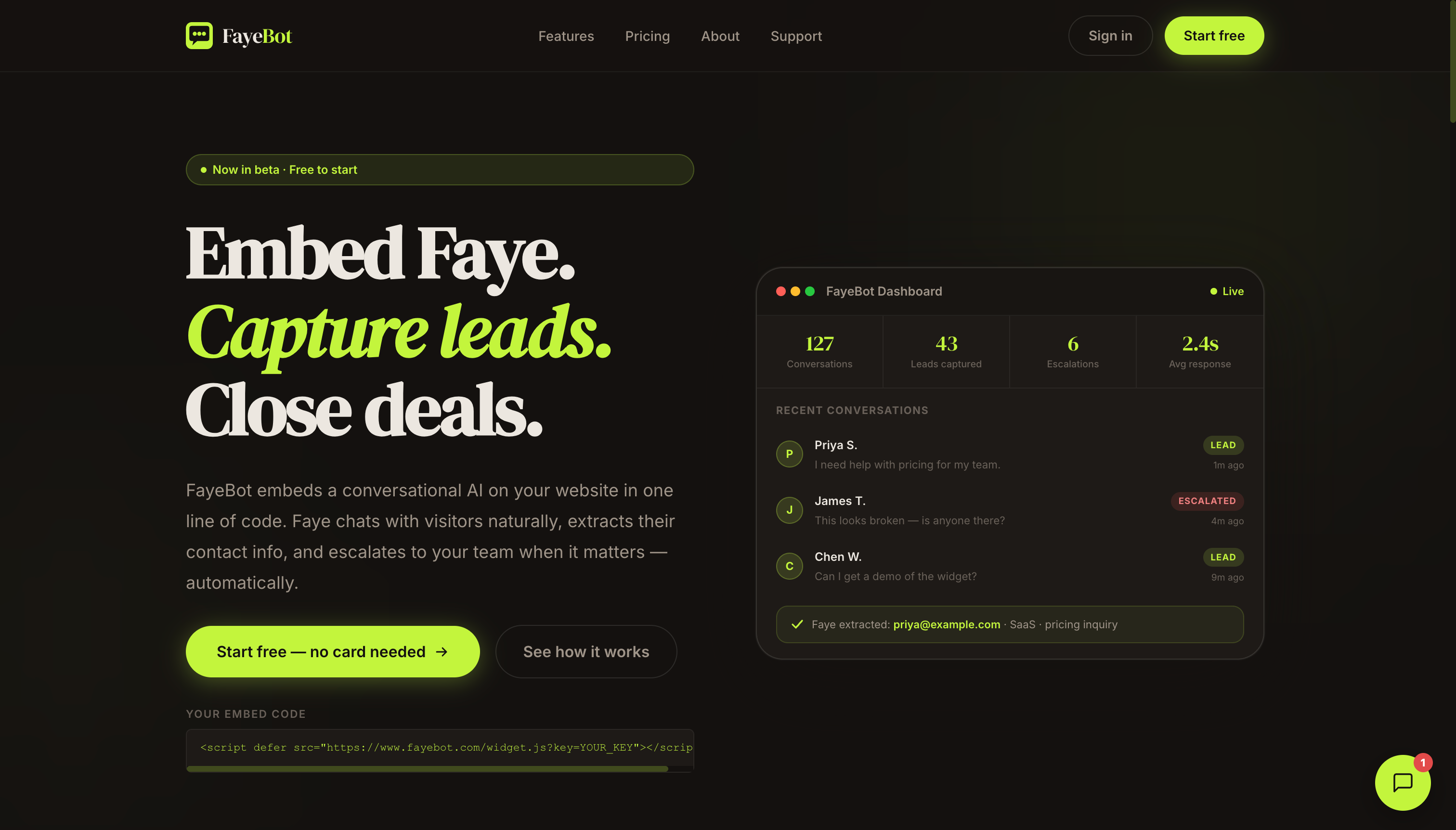FayeBot gallery image