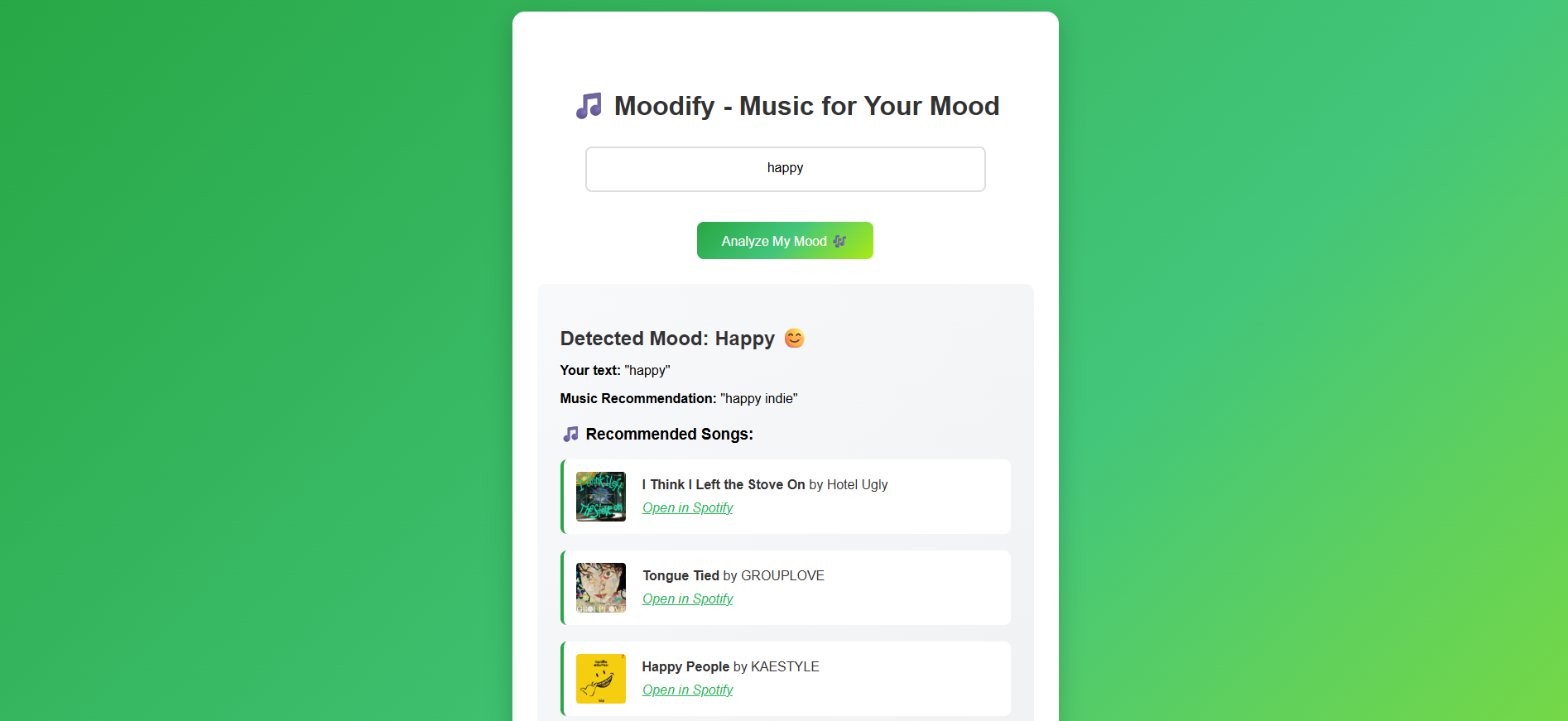 Moodify gallery image