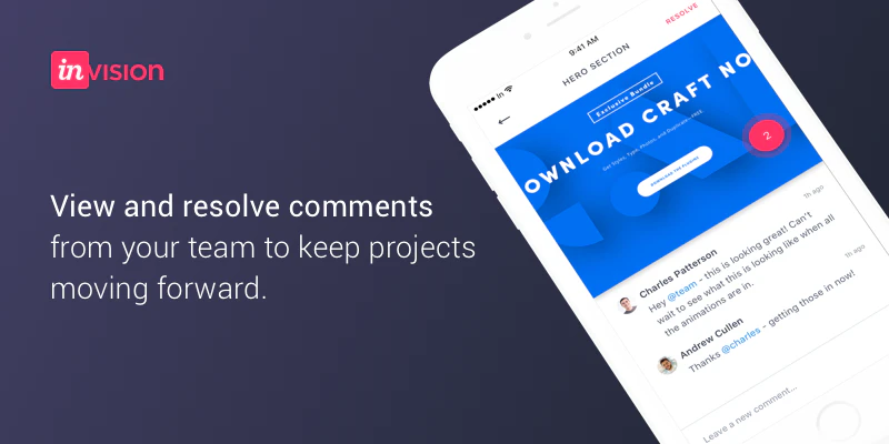 InVision 2.0 for iOS Image