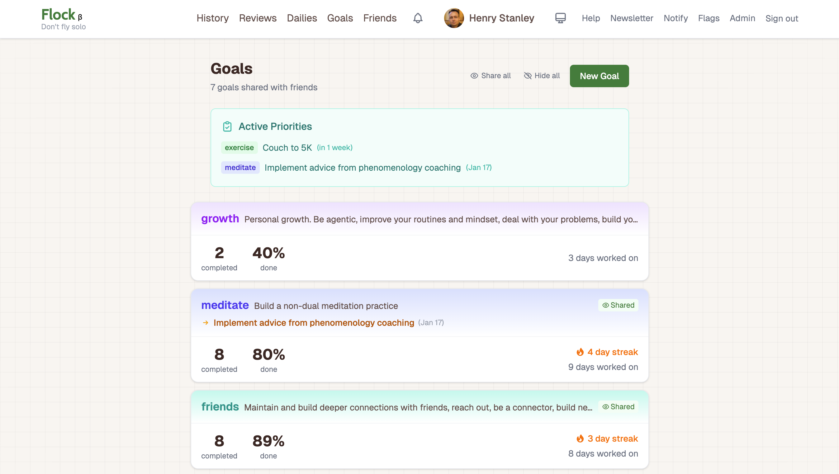Flock - Screenshot 2 showing product features and functionality