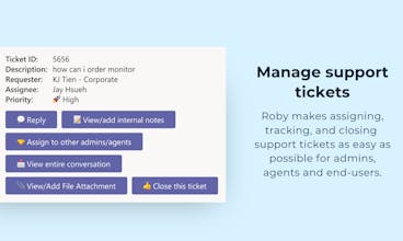 Roby Helpdesk gallery image