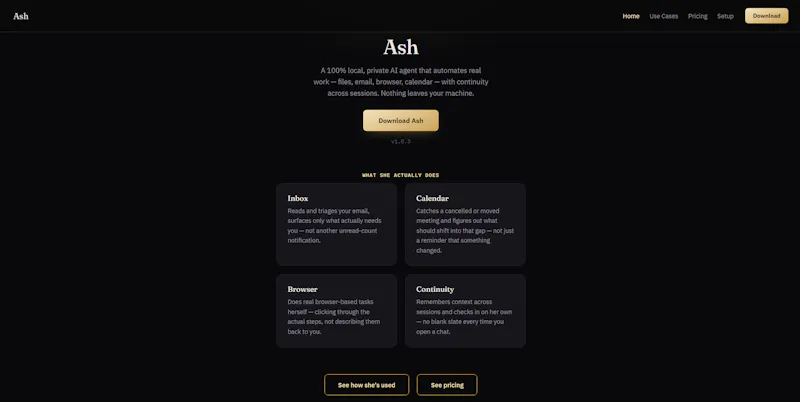 Ash screenshot 1