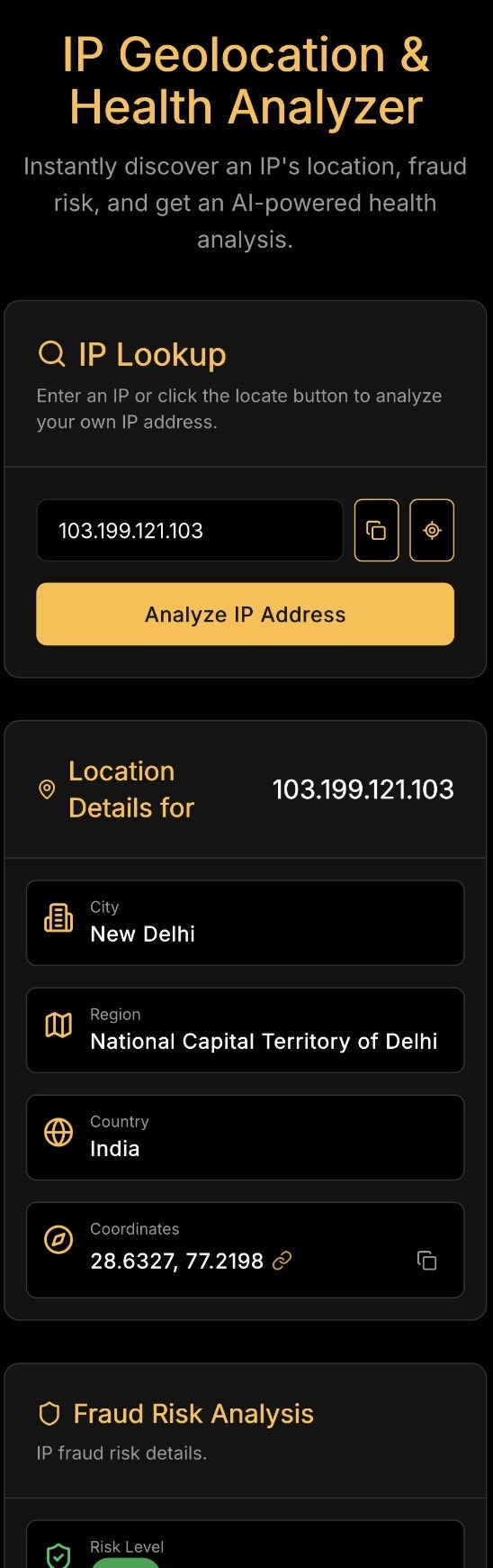 IP Geolocation Lookup gallery image
