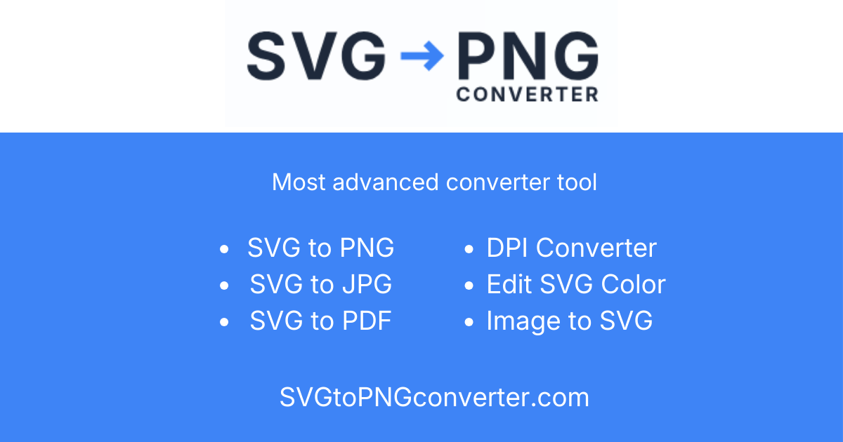 SVG to PNG and DPI Converter - Main product screenshot demonstrating key features and user interface