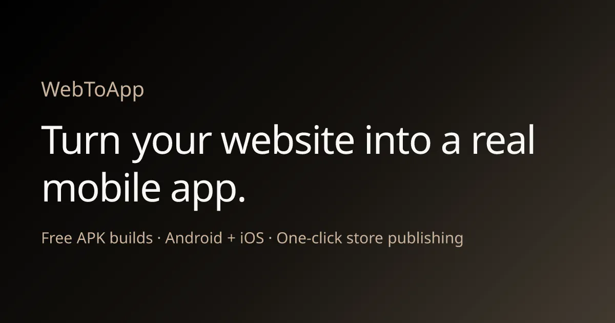 WebToApp gallery image
