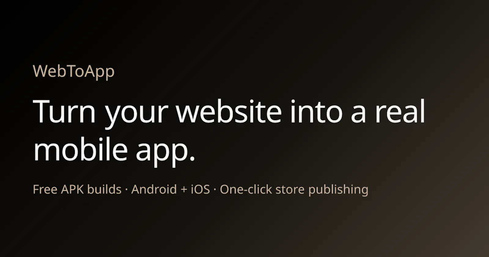 WebToApp screenshot 1