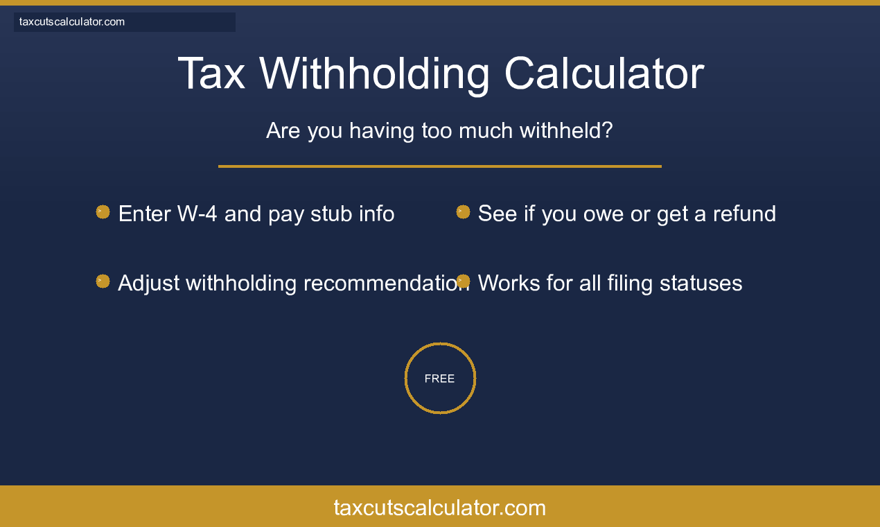 OBBBA Tax Cut Calculator gallery image