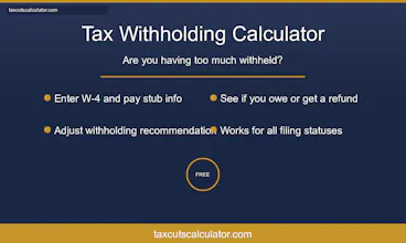 OBBBA Tax Cut Calculator gallery image