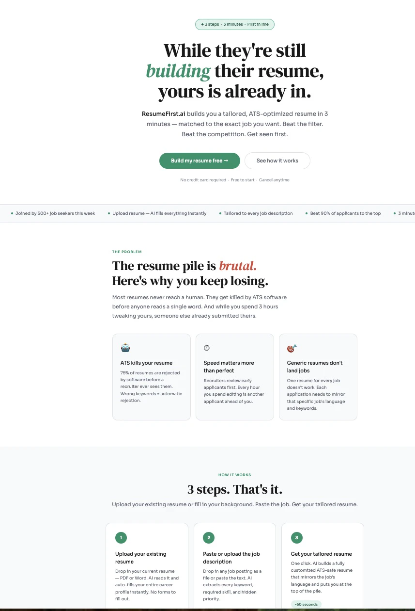 ResumeFirst.ai  logo