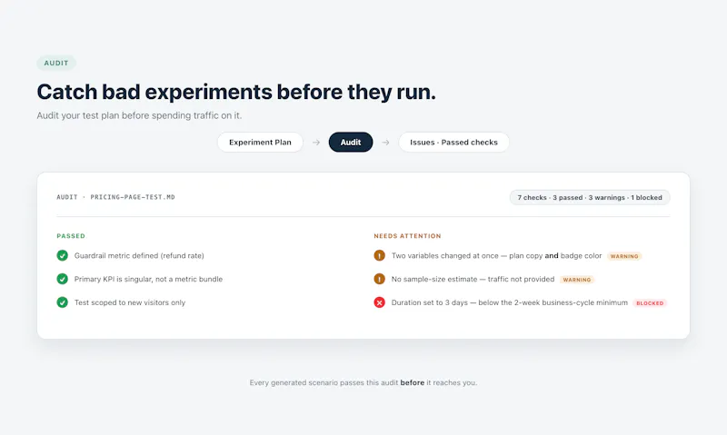A/B Testing Copilot screenshot 1